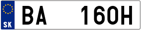Truck License Plate